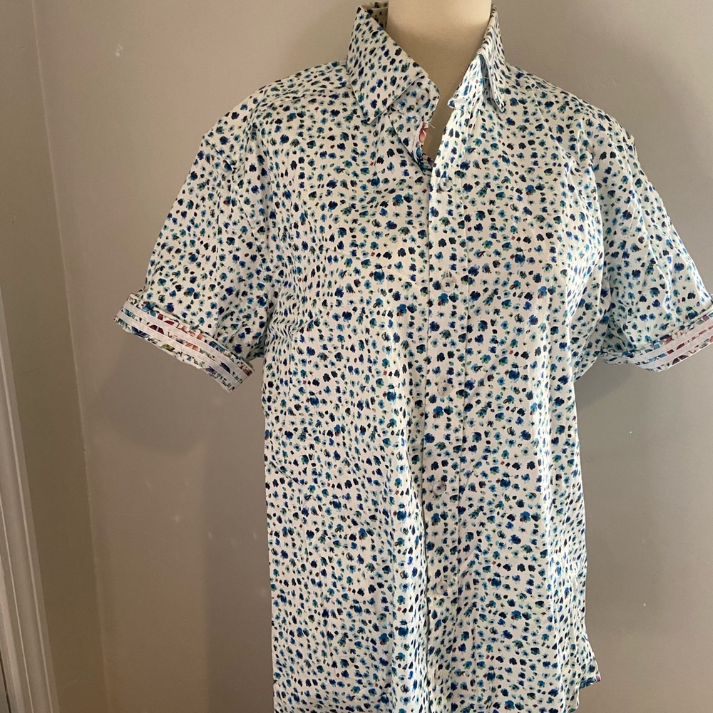 Men's Robert Graham Floral Patterned Shirt